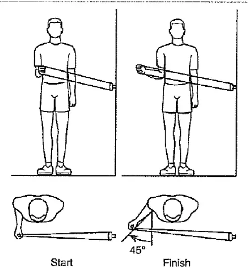 shoulder therapy exercise charts